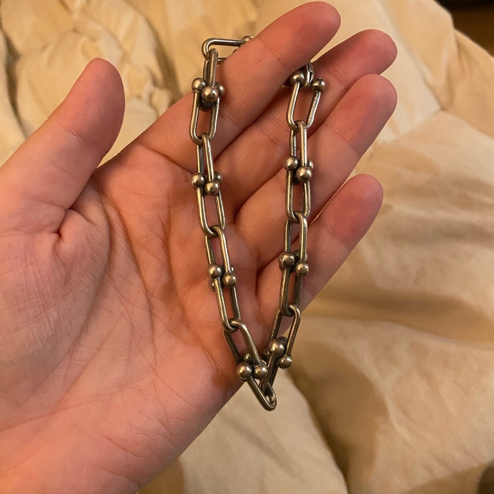 Mason Margiela Horsebit Italian Sterling Silver Bracelet